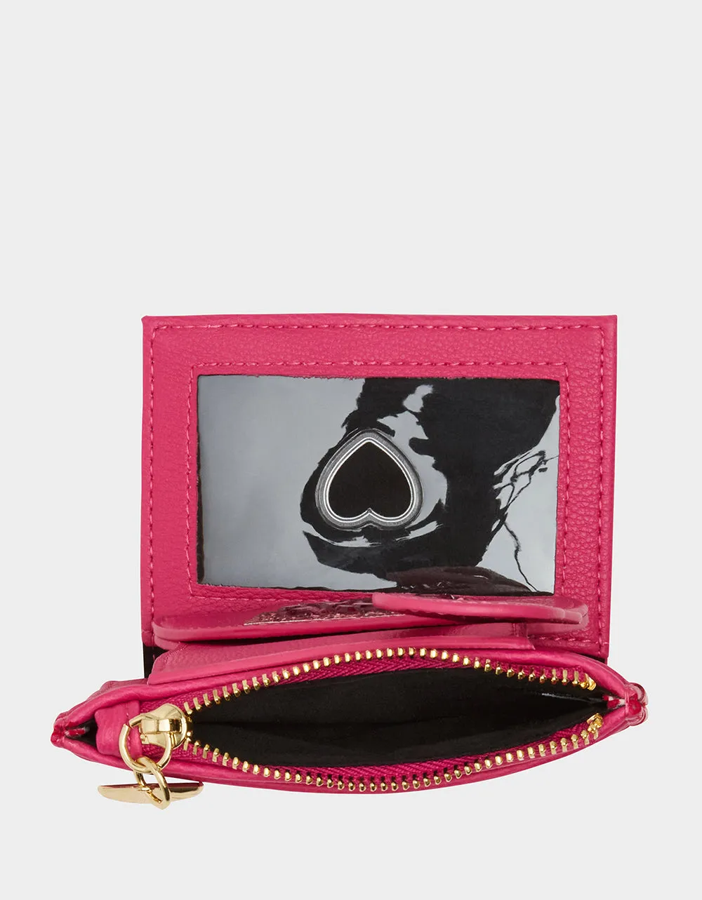 HOT AS FLOCK BIFOLD WALLET PINK sold by Betsey Johnson product image thumbnail 5