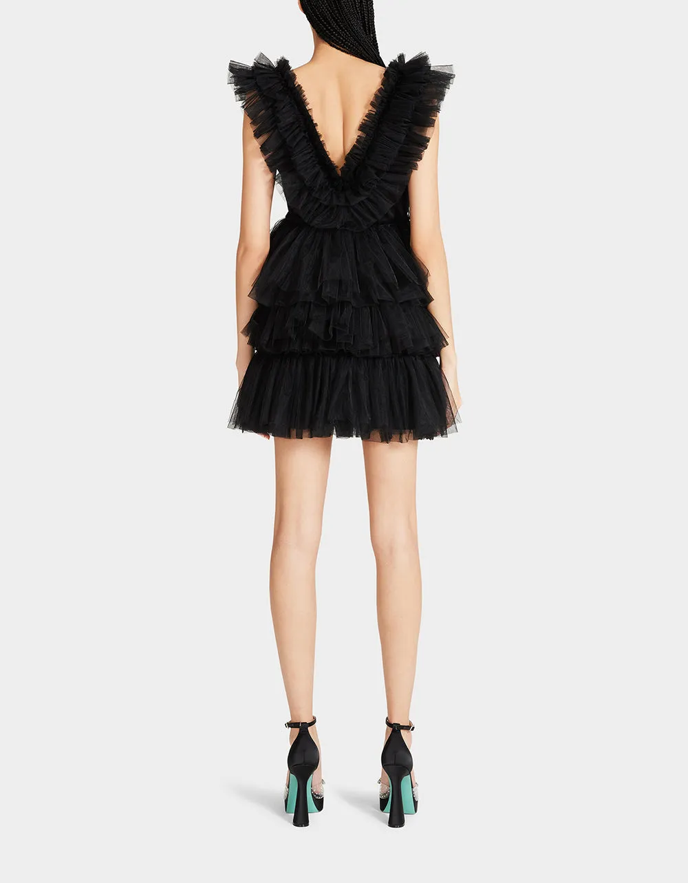 BETSEYS TIERED TULLE DRESS BLACK | RE:LUV sold by Betsey Johnson product image thumbnail 4