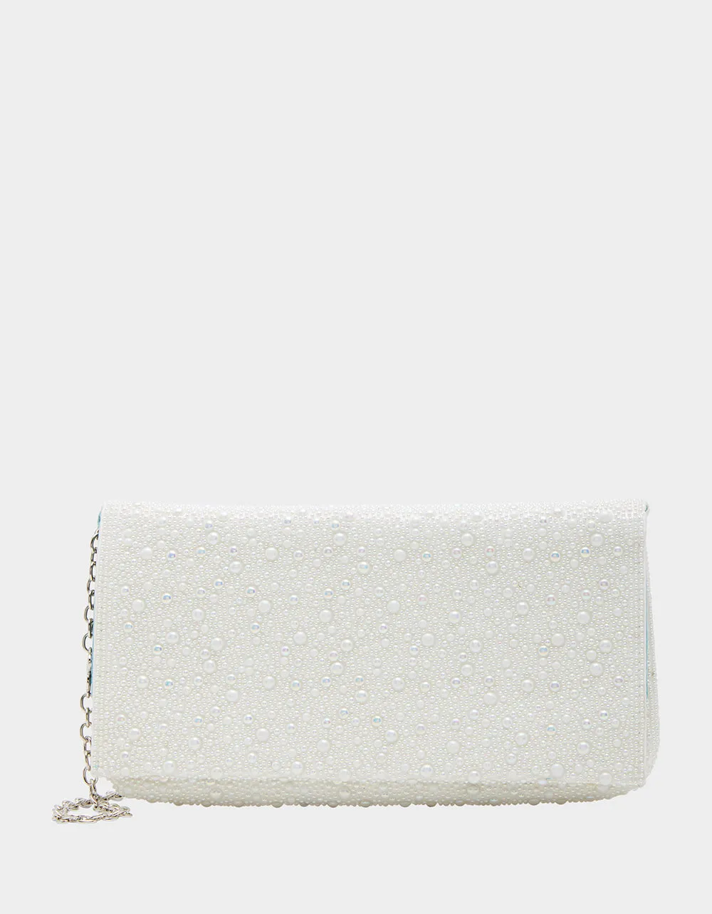 SOFT RHINESTONE CLUTCH PEARL | RE:LUV sold by Betsey Johnson
