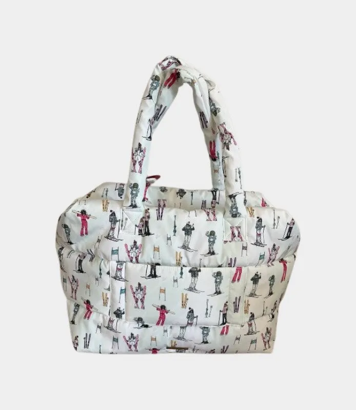 Ski Bunny Weekender Tote & Neck Pillow | RE:LUV sold by Betsey Johnson