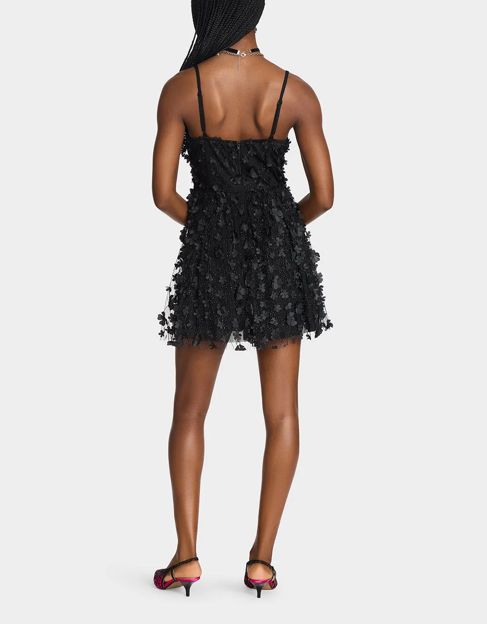 MIDNIGHT BLOOM DRESS BLACK sold by Betsey Johnson product image thumbnail 3