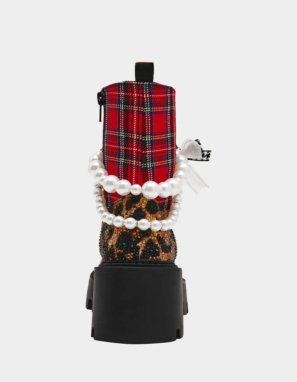 HARIETT RED PLAID sold by Betsey Johnson product image thumbnail 5