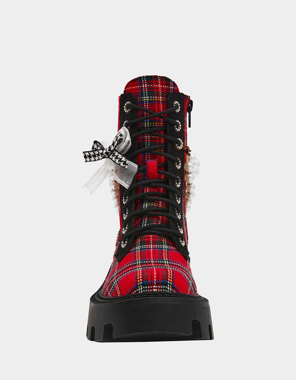 HARIETT RED PLAID sold by Betsey Johnson product image thumbnail 3
