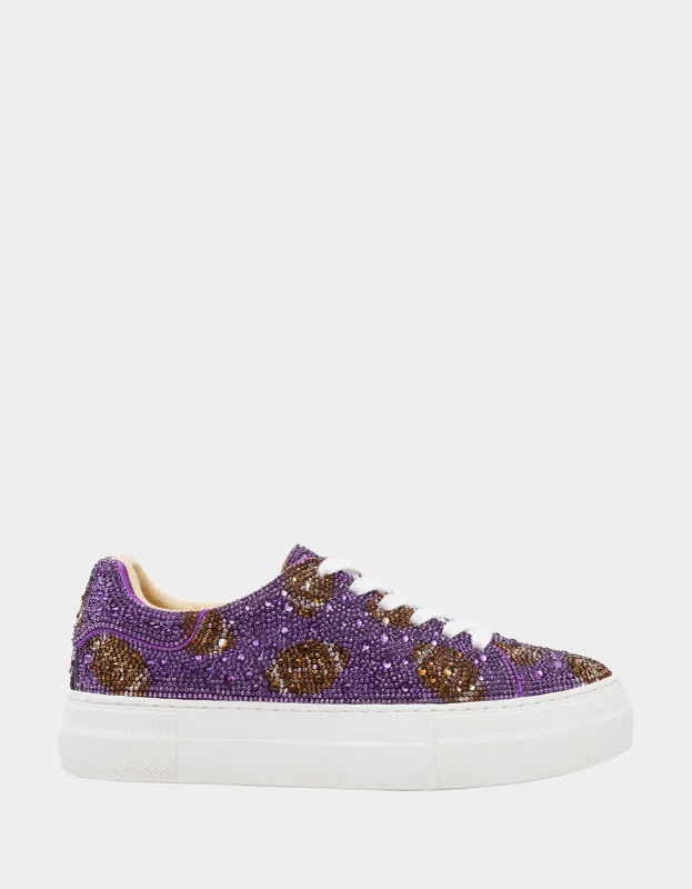 SIDNY PURPLE FOOTBALL made by Betsey Johnson