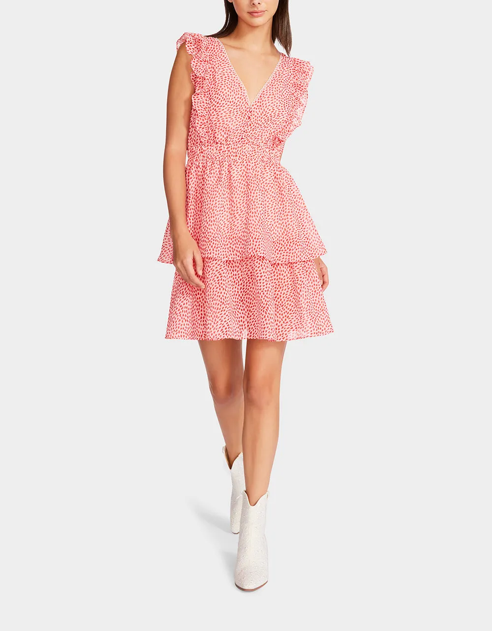 TINY HEARTS MINI DRESS PINK | RE:LUV sold by Betsey Johnson product image thumbnail 3
