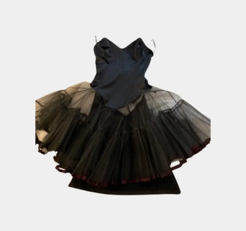 Black Ballerina Style Dress | RE:LUV sold by Betsey Johnson