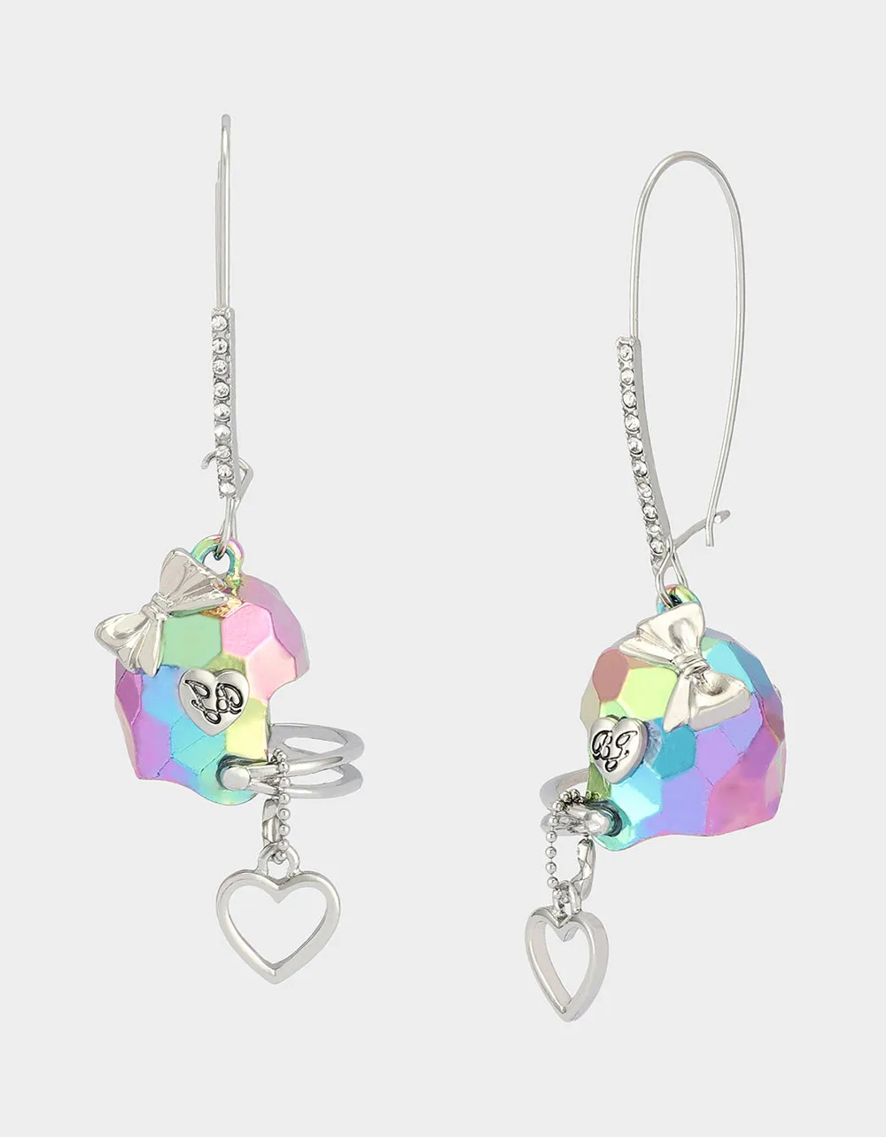 FOOTBALL HELMET DROP EARRINGS CRYSTAL sold by Betsey Johnson