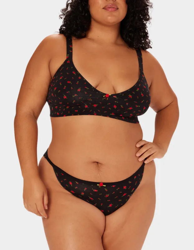 PARADE PRINTED BRALETTE FLORAL sold by Betsey Johnson