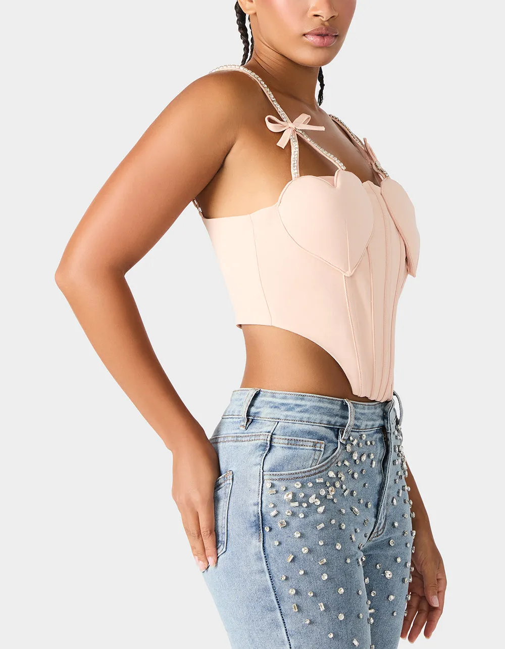 HEART BUSTIER BLUSH sold by Betsey Johnson product image thumbnail 3