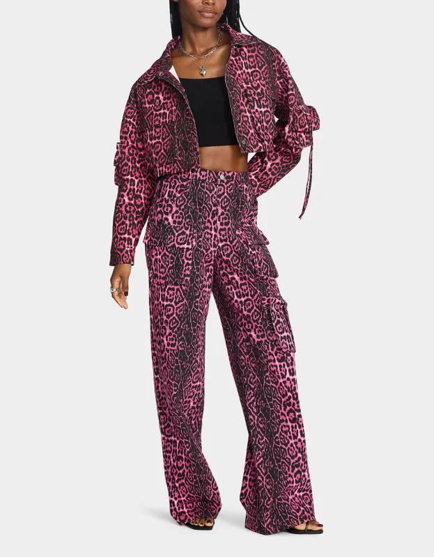 AMI CARGO PANTS PINK sold by Betsey Johnson