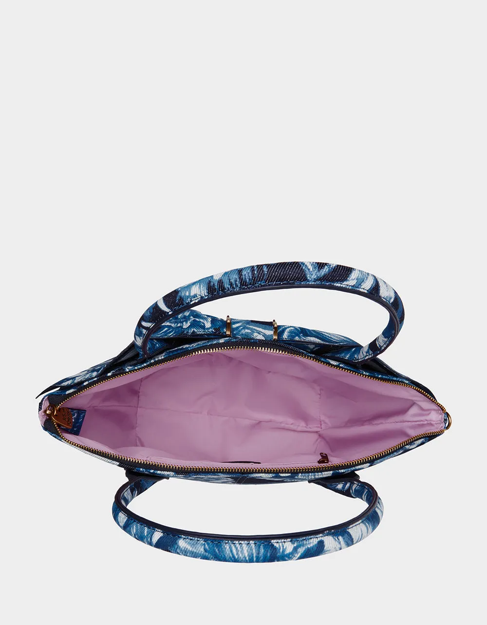 DENIM BOW-NANZA TOTE BLUE | RE:LUV sold by Betsey Johnson product image thumbnail 4