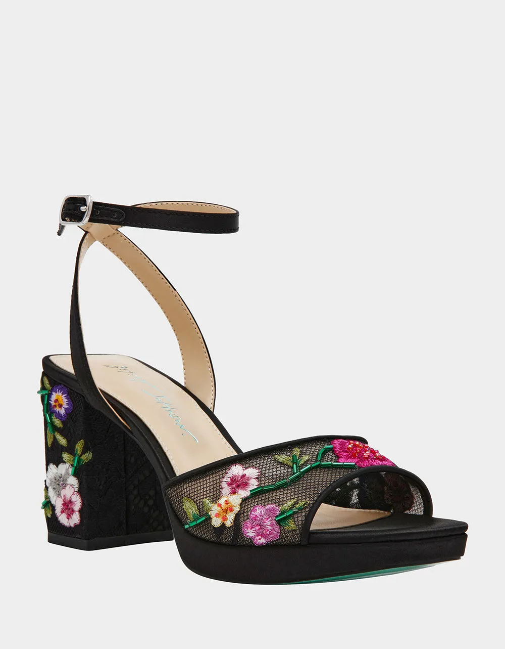 KENNI BLACK MULTI FLORAL sold by Betsey Johnson product image thumbnail 2