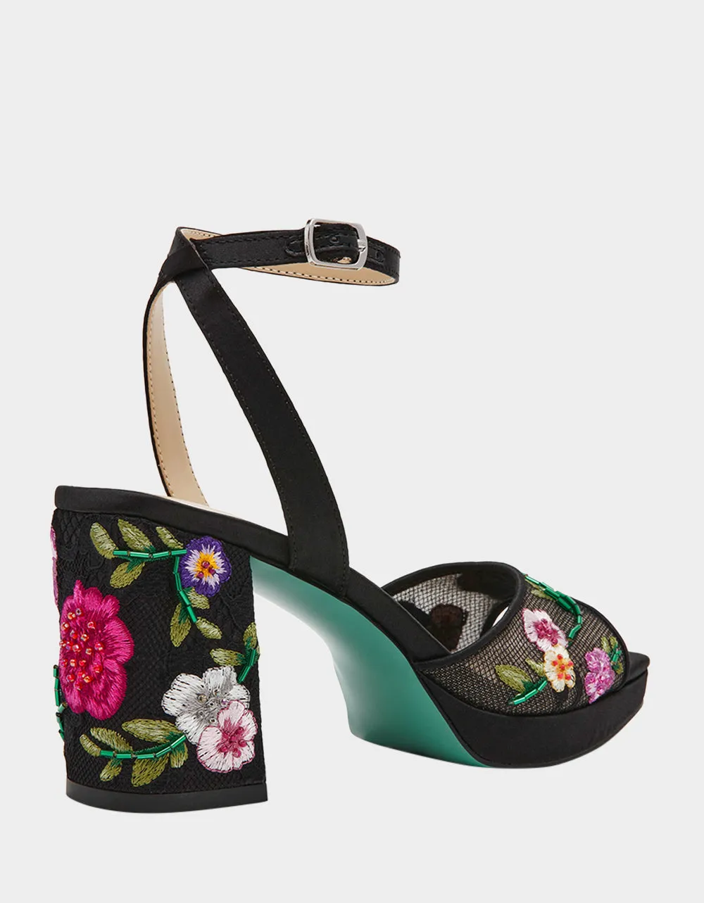 KENNI BLACK MULTI FLORAL sold by Betsey Johnson product image thumbnail 4