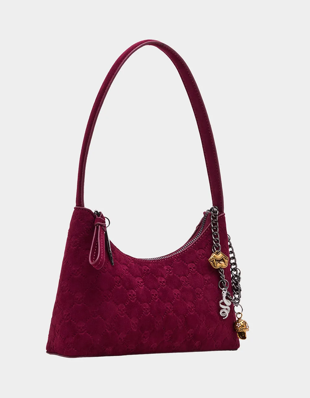 HEADLINER DEBOSS TOP ZIP CHERRY sold by Betsey Johnson product image thumbnail 2