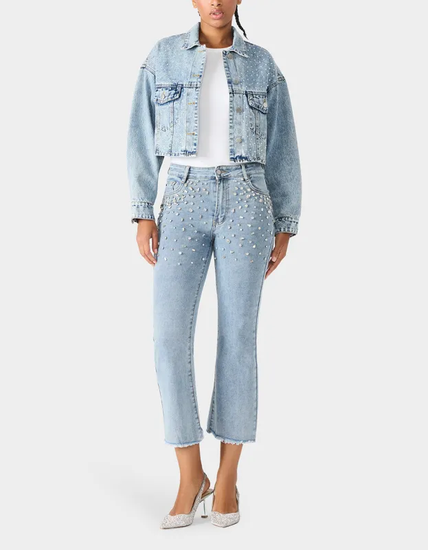 JEWELED JEANS sold by Betsey Johnson