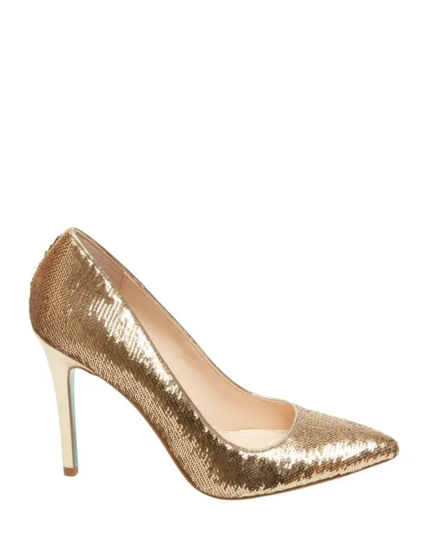 SB-LANI GOLD SEQUIN | RE:LUV made by Betsey Johnson