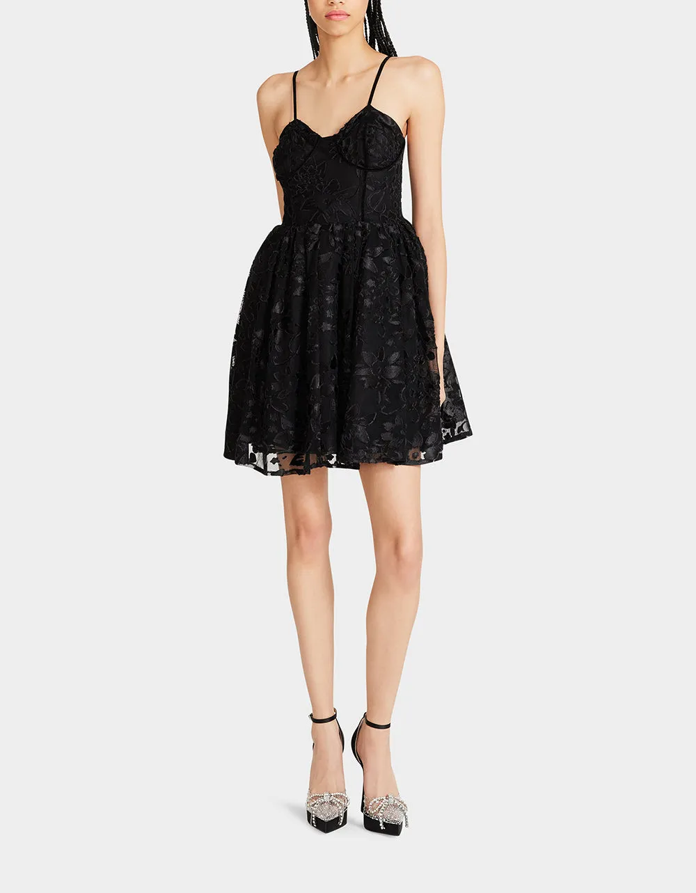 LUCIA MINI DRESS BLACK | RE:LUV sold by Betsey Johnson