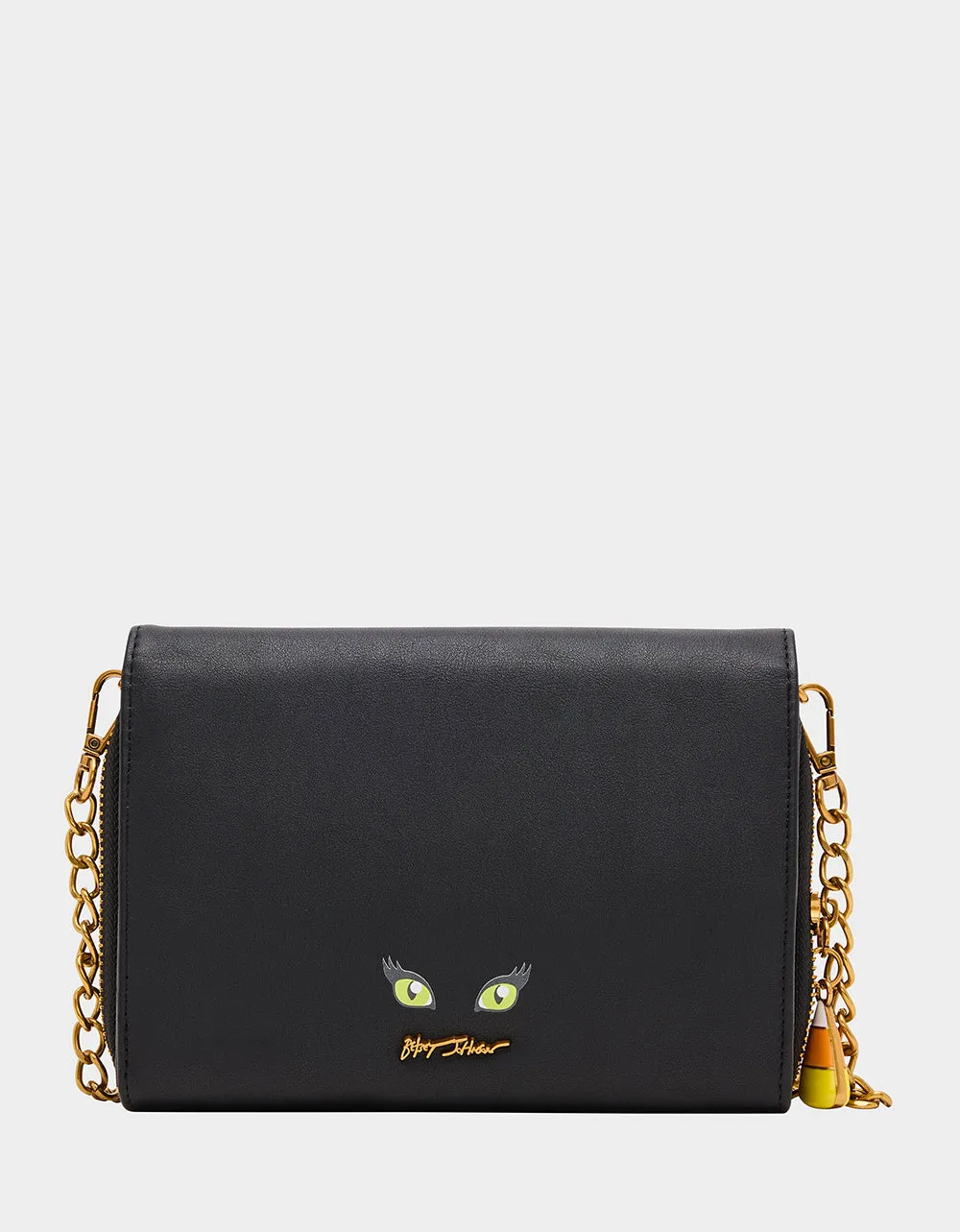 GOURDGOUS WALLET ON CHAIN BLACK MULTI sold by Betsey Johnson product image thumbnail 5