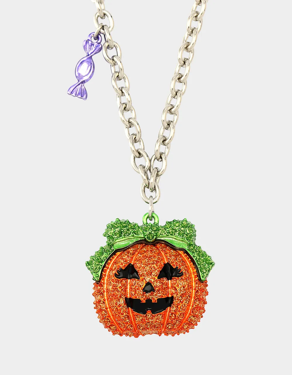 PUMPKIN PENDANT NECKLACE ORANGE sold by Betsey Johnson product image thumbnail 2