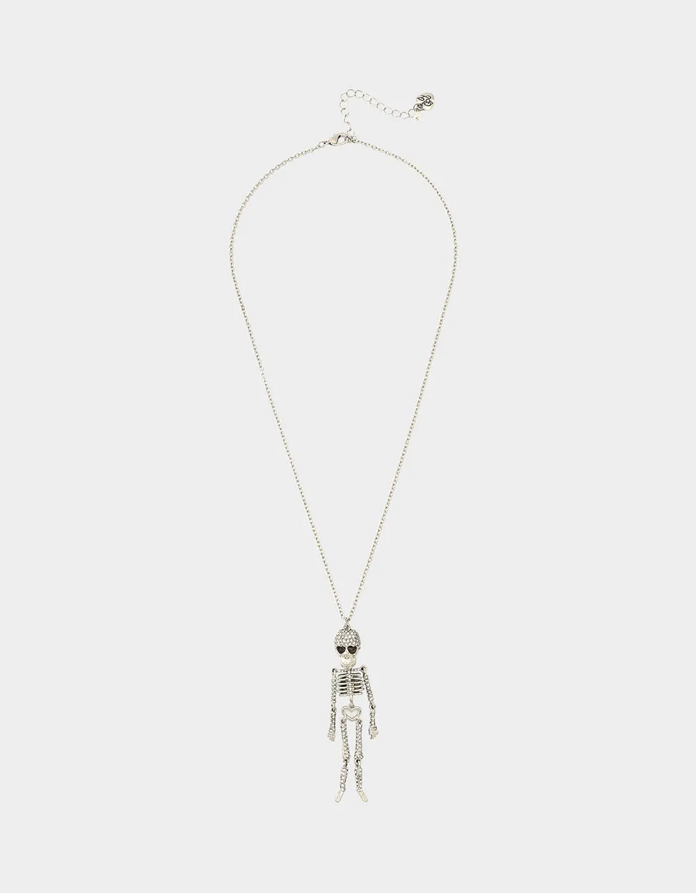 SKELETON PENDANT NECKLACE CRYSTAL sold by Betsey Johnson