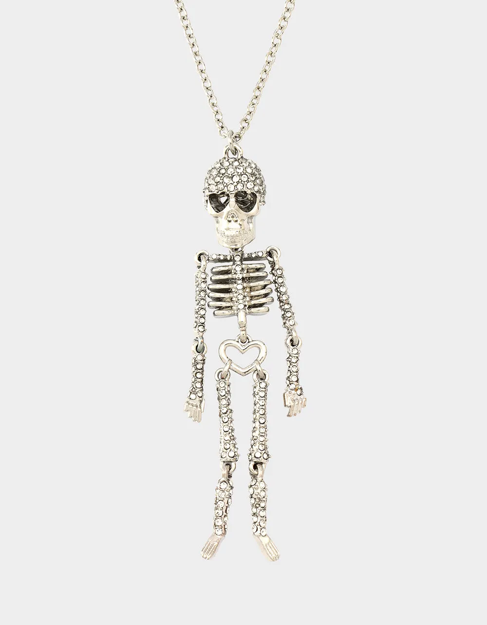 SKELETON PENDANT NECKLACE CRYSTAL sold by Betsey Johnson product image thumbnail 2