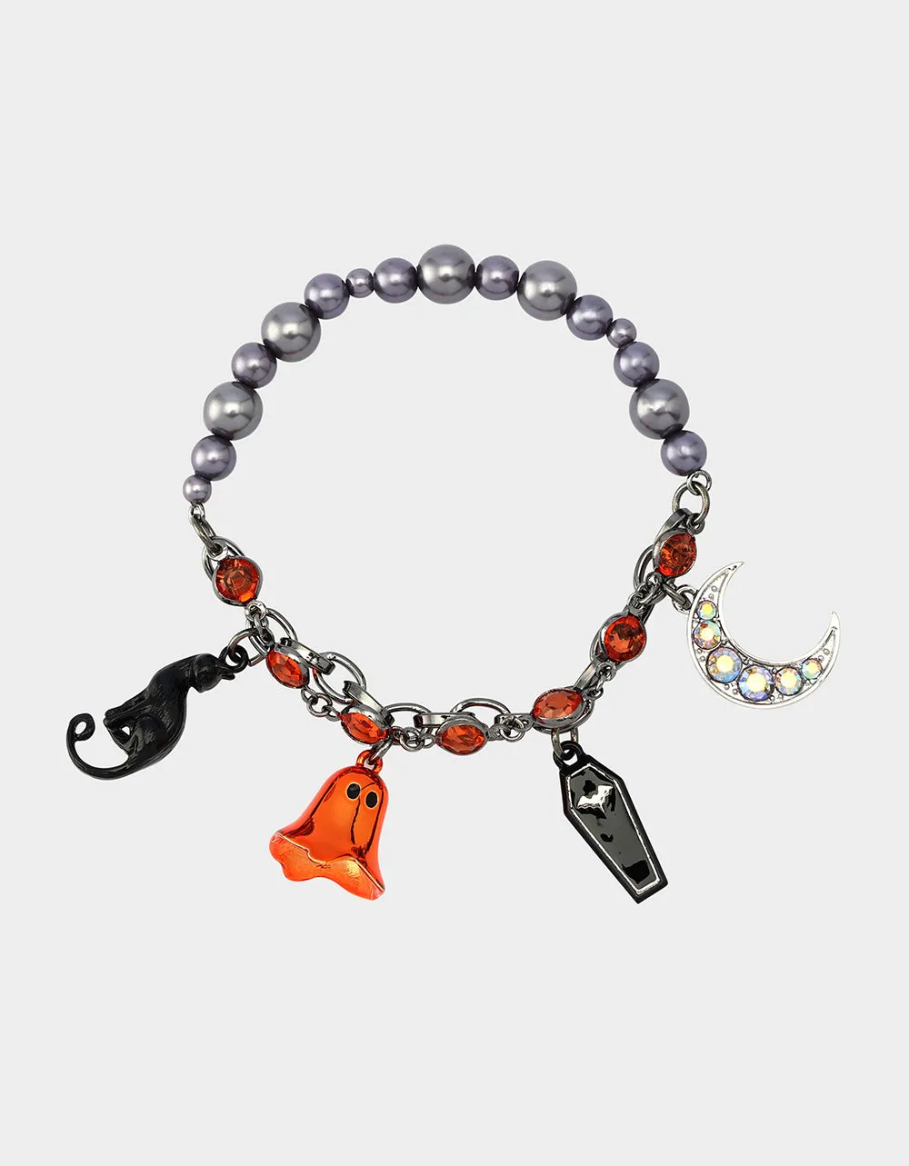 SPOOKY STRETCH BRACELET ORANGE sold by Betsey Johnson