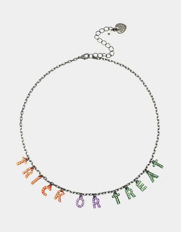 TRICK OR TREAT NECKLACE MULTI sold by Betsey Johnson