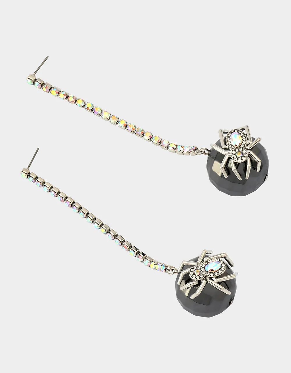 DISCO BALL SPIDER EARRINGS CRYSTAL sold by Betsey Johnson product image thumbnail 2