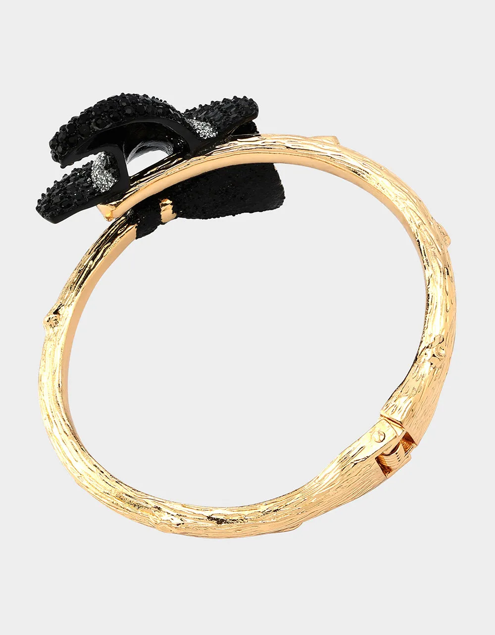 WITCH HAT HINGE BANGLE BLACK sold by Betsey Johnson product image thumbnail 3
