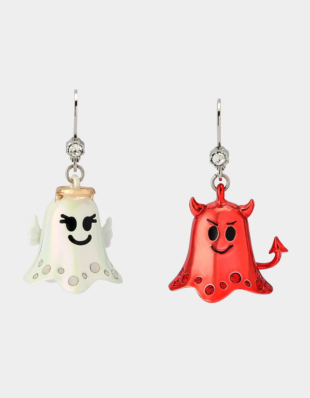 DEVIL ANGEL DROP EARRINGS MULTI sold by Betsey Johnson