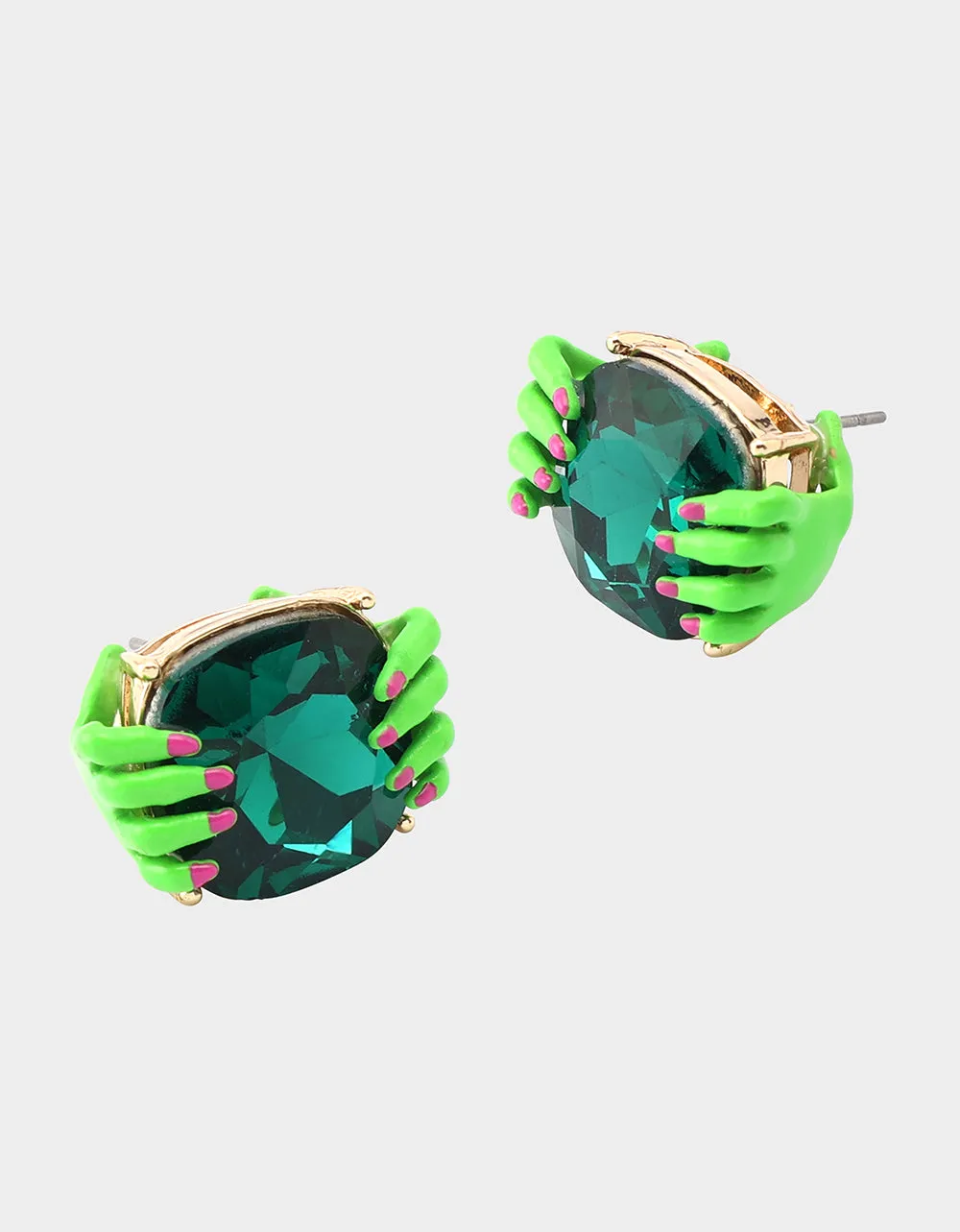 RICH WITCH STUD EARRINGS GREEN sold by Betsey Johnson product image thumbnail 2