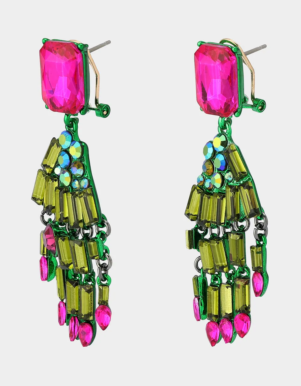 RICH WITCH DROP EARRINGS GREEN sold by Betsey Johnson product image thumbnail 3