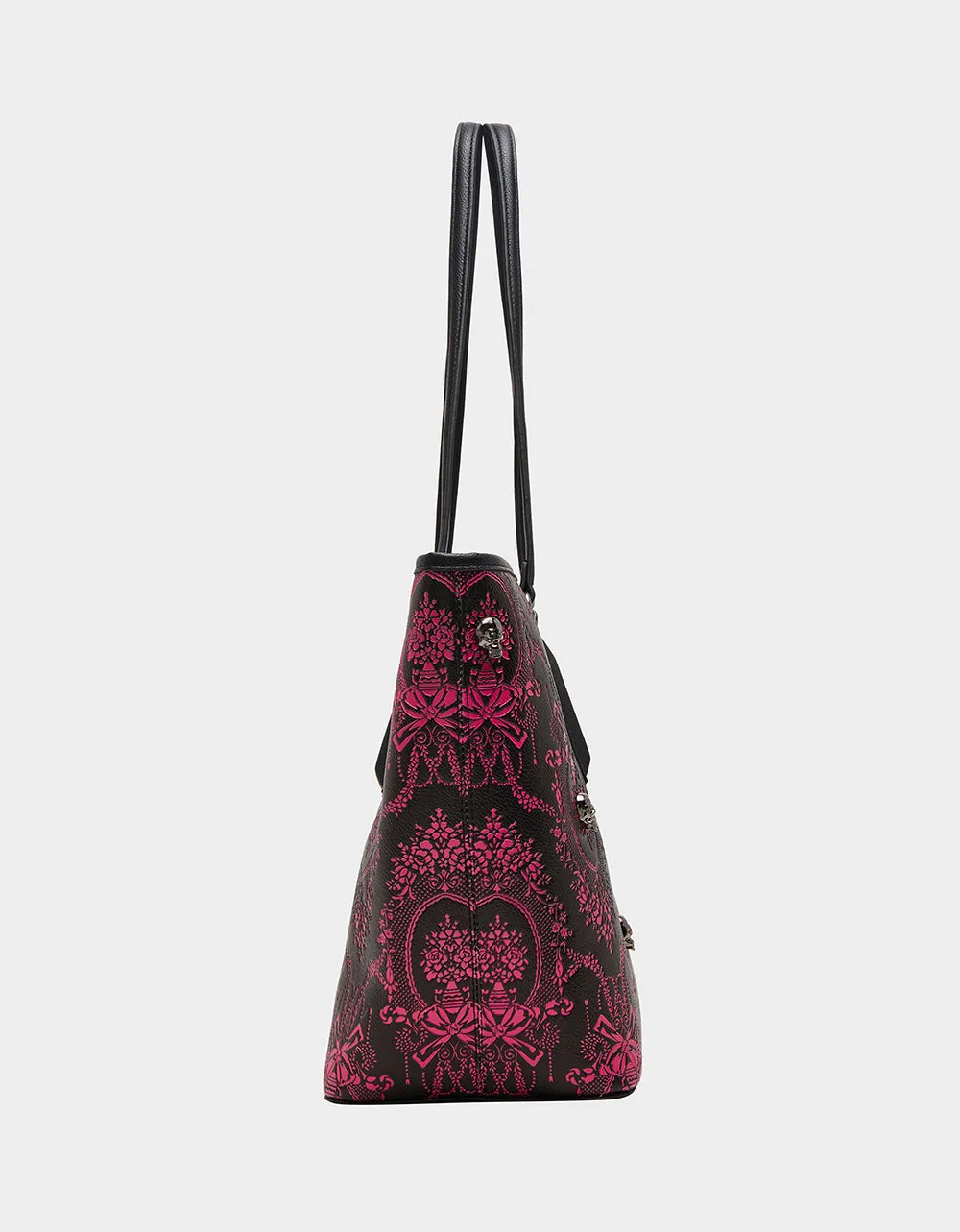 BRAINIAC TOTE BLACK PINK sold by Betsey Johnson product image thumbnail 3