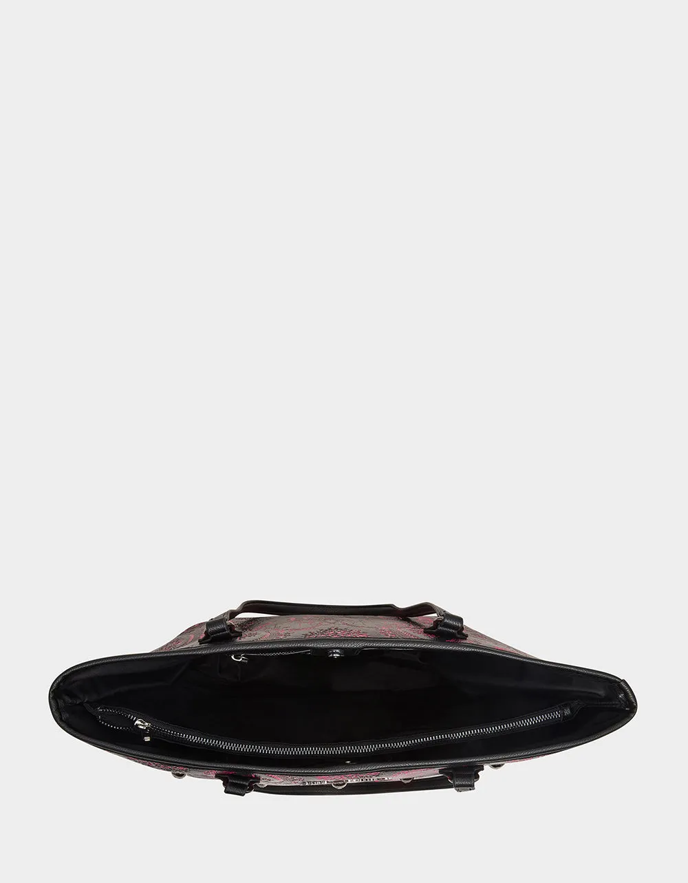 BRAINIAC TOTE BLACK PINK sold by Betsey Johnson product image thumbnail 4