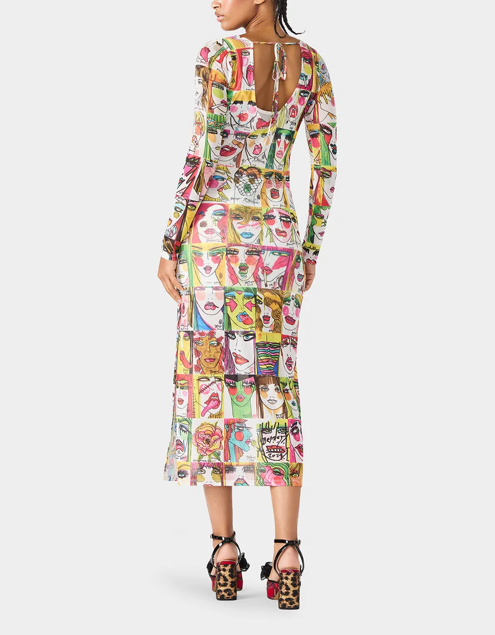 BETSEY'S ART DRESS MULTI sold by Betsey Johnson product image thumbnail 4