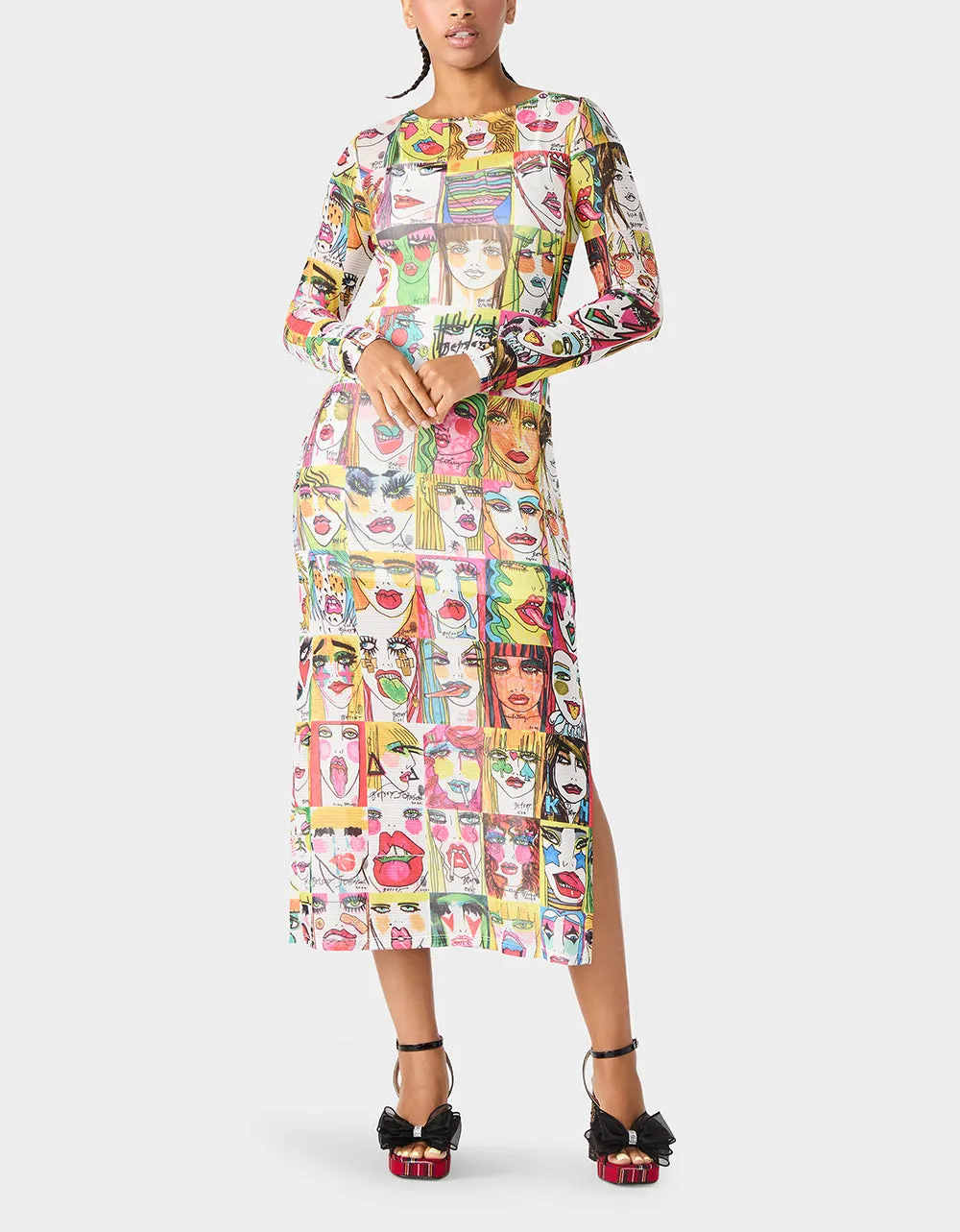 BETSEY'S ART DRESS MULTI sold by Betsey Johnson product image thumbnail 5
