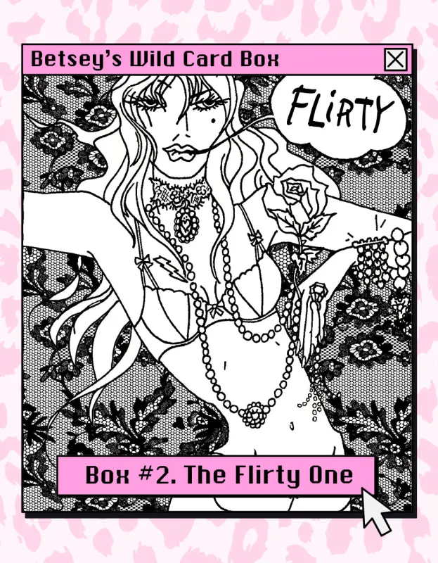 BETSEY'S WILD CARD BOX: FLIRTY sold by Betsey Johnson