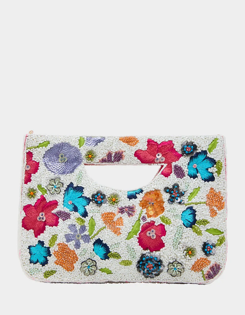 BEADED FLORAL TOP HANDLE MULTI | RE:LUV sold by Betsey Johnson