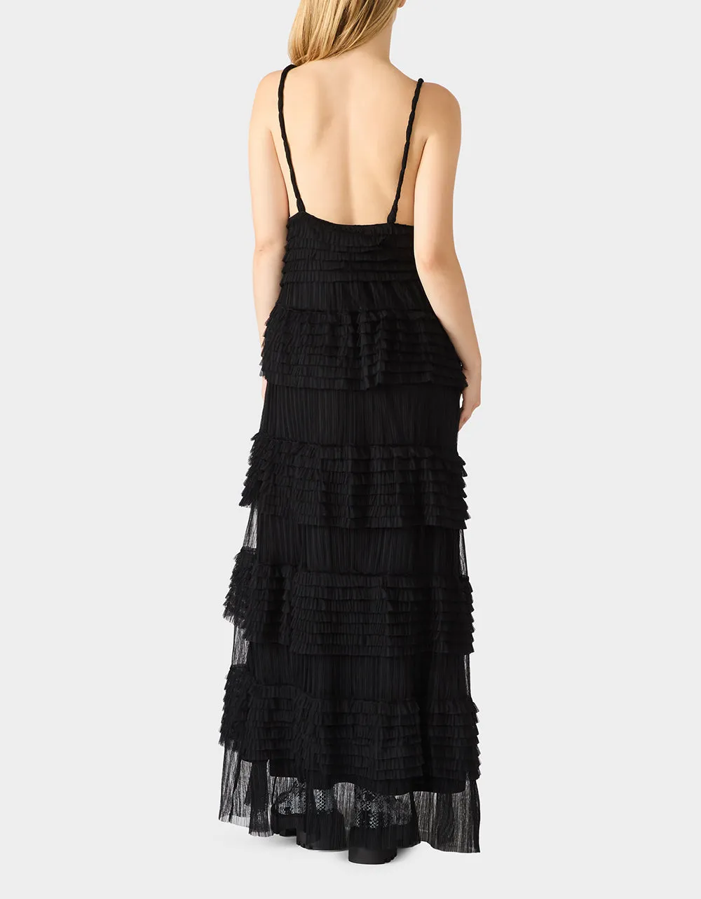 TIERED TULLE GOWN BLACK sold by Betsey Johnson product image thumbnail 3