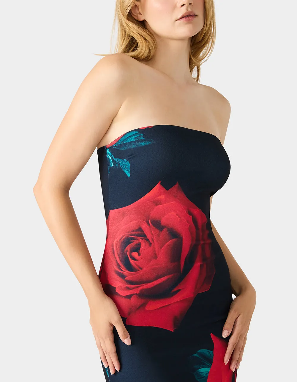 ROSE REVERIE DRESS RED sold by Betsey Johnson product image thumbnail 5