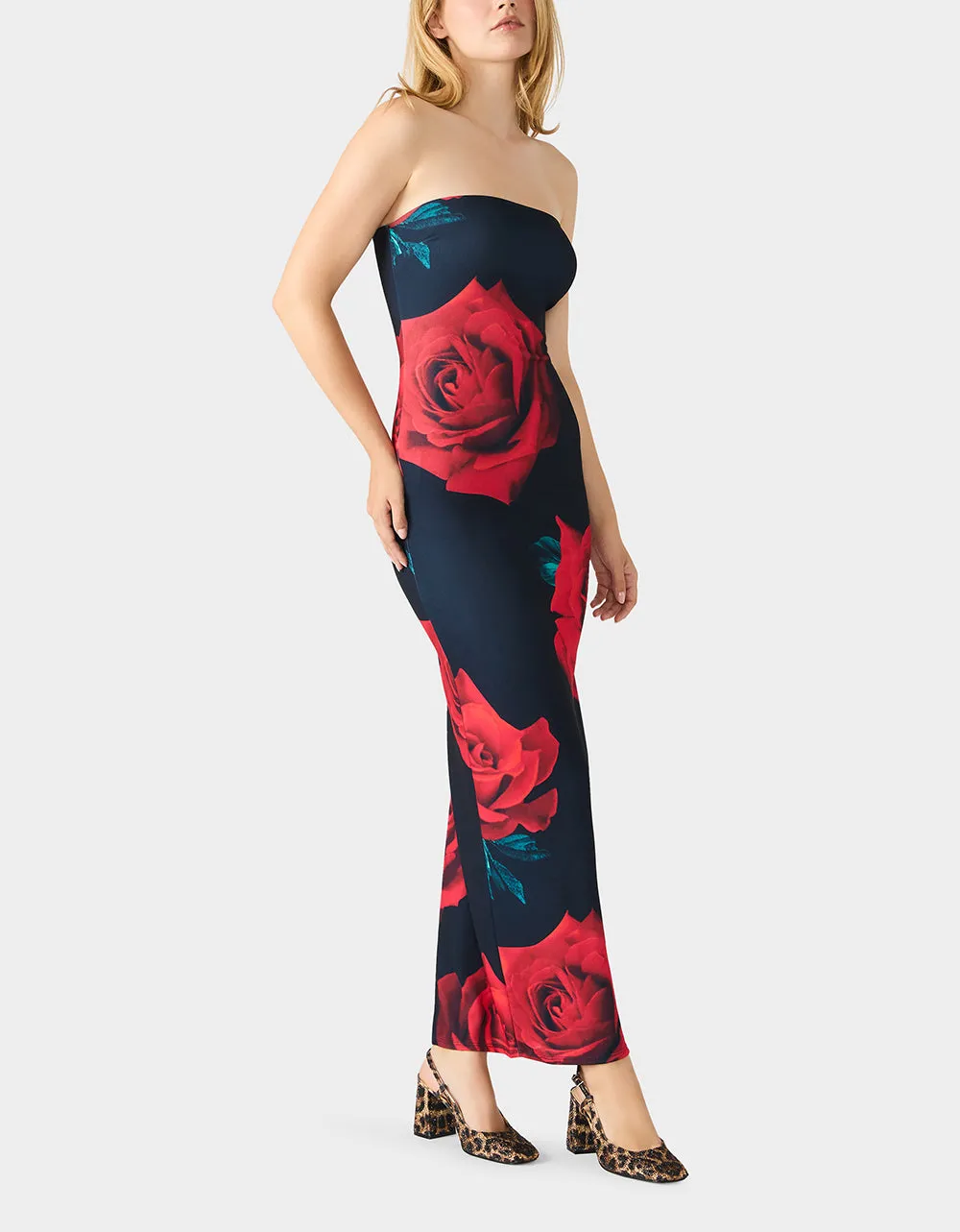 ROSE REVERIE DRESS RED sold by Betsey Johnson product image thumbnail 2