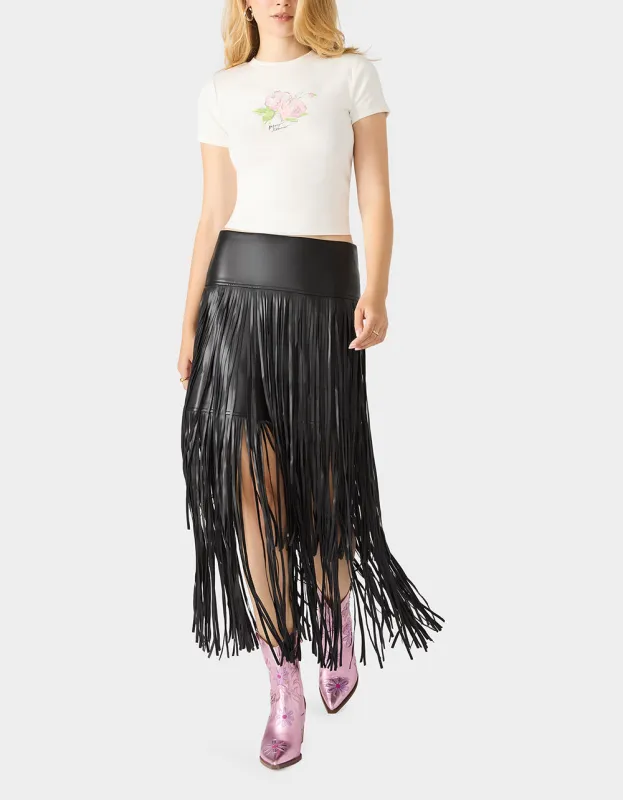 MIDNIGHT RODEO SKIRT BLACK sold by Betsey Johnson