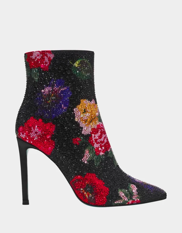BELLE BLACK FLOWER MULTI sold by Betsey Johnson