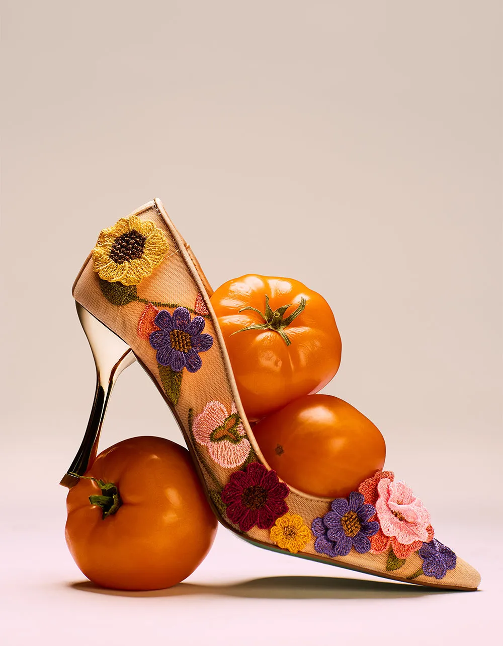 AIMEY NUDE FLORAL | RE:LUV sold by Betsey Johnson product image thumbnail 3