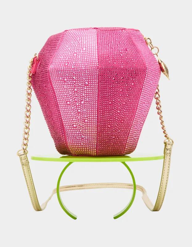 RING POP® PUT A RING ON IT CROSSBODY PINK sold by Betsey Johnson
