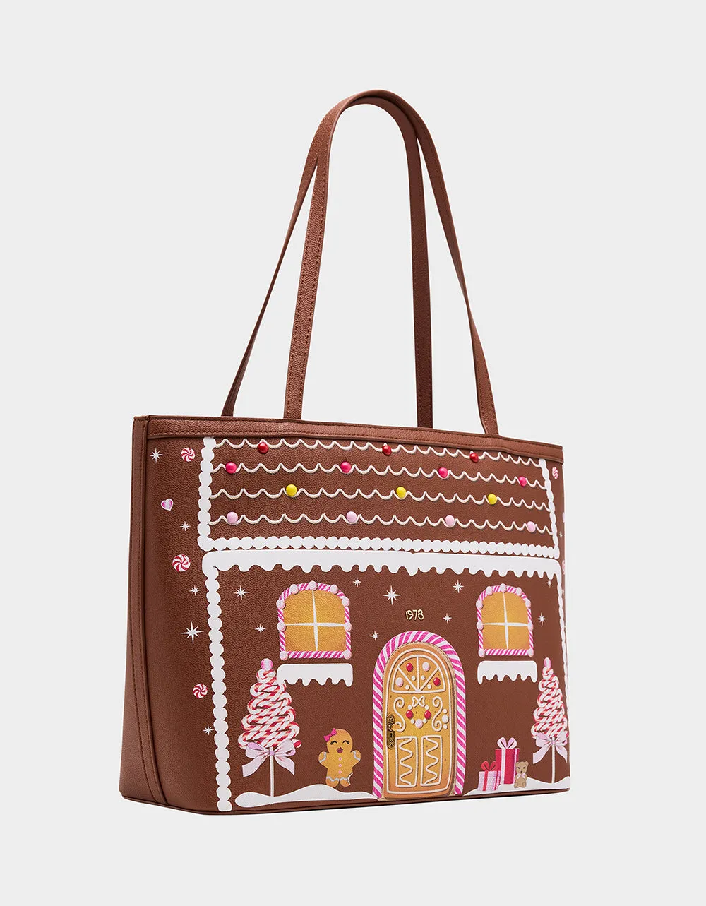 BAKING SPIRITS BRIGHT TOTE BROWN sold by Betsey Johnson product image thumbnail 2