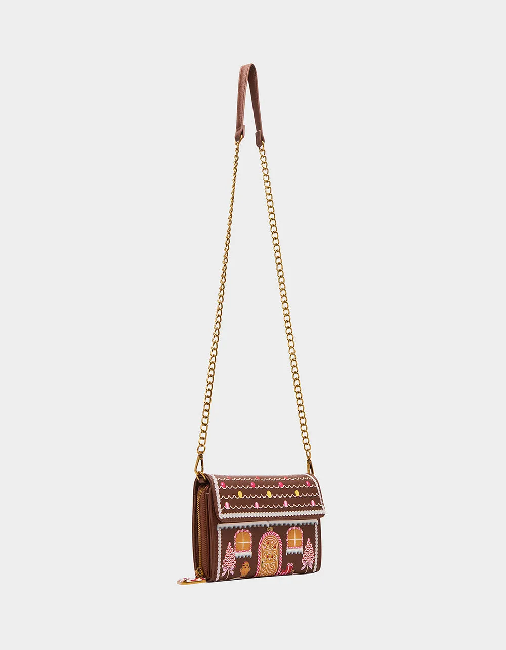 BAKING SPIRITS BRIGHT WALLET ON CHAIN BROWN sold by Betsey Johnson product image thumbnail 2