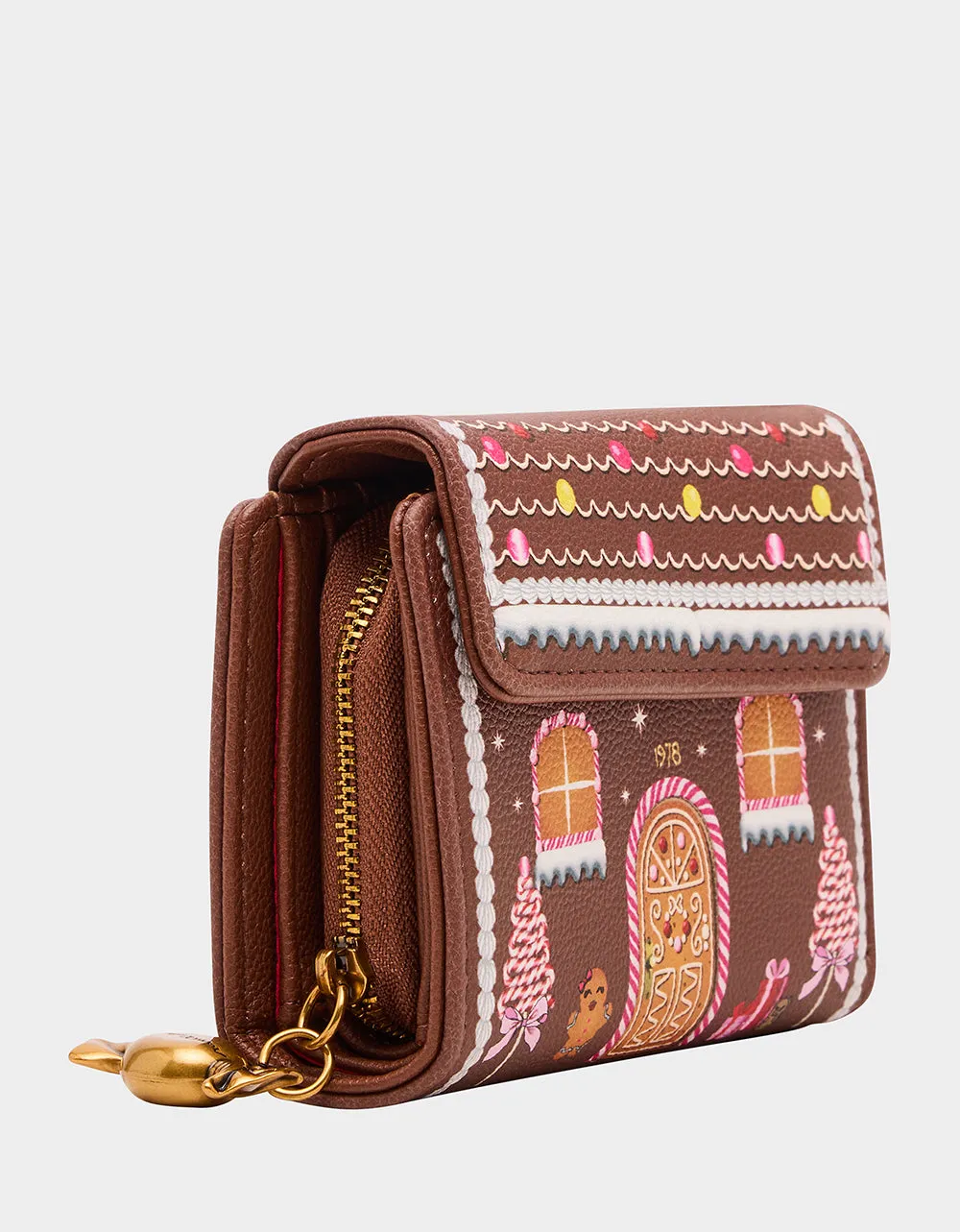 BAKING SPIRITS BRIGHT WALLET BROWN sold by Betsey Johnson product image thumbnail 2