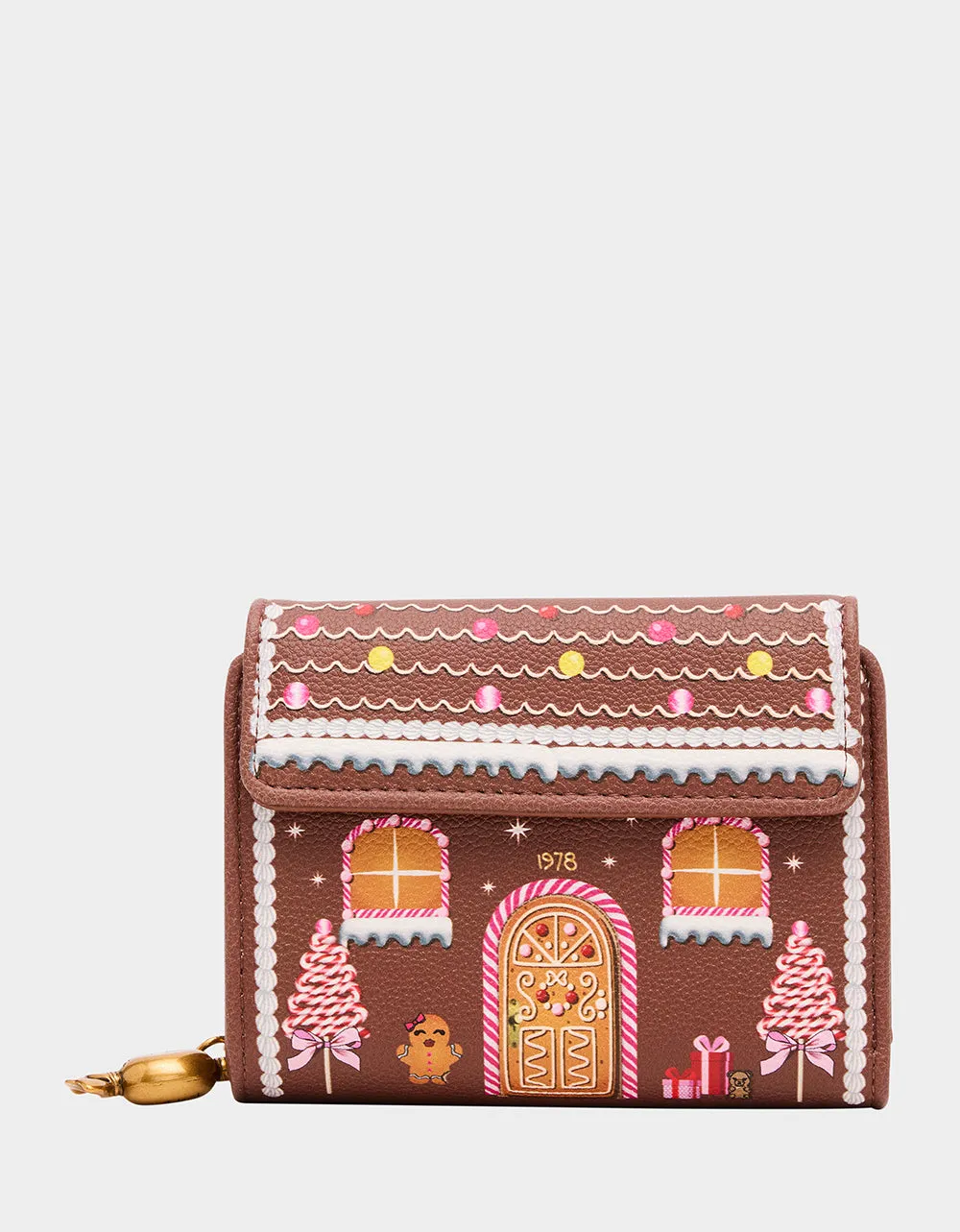 BAKING SPIRITS BRIGHT WALLET BROWN sold by Betsey Johnson