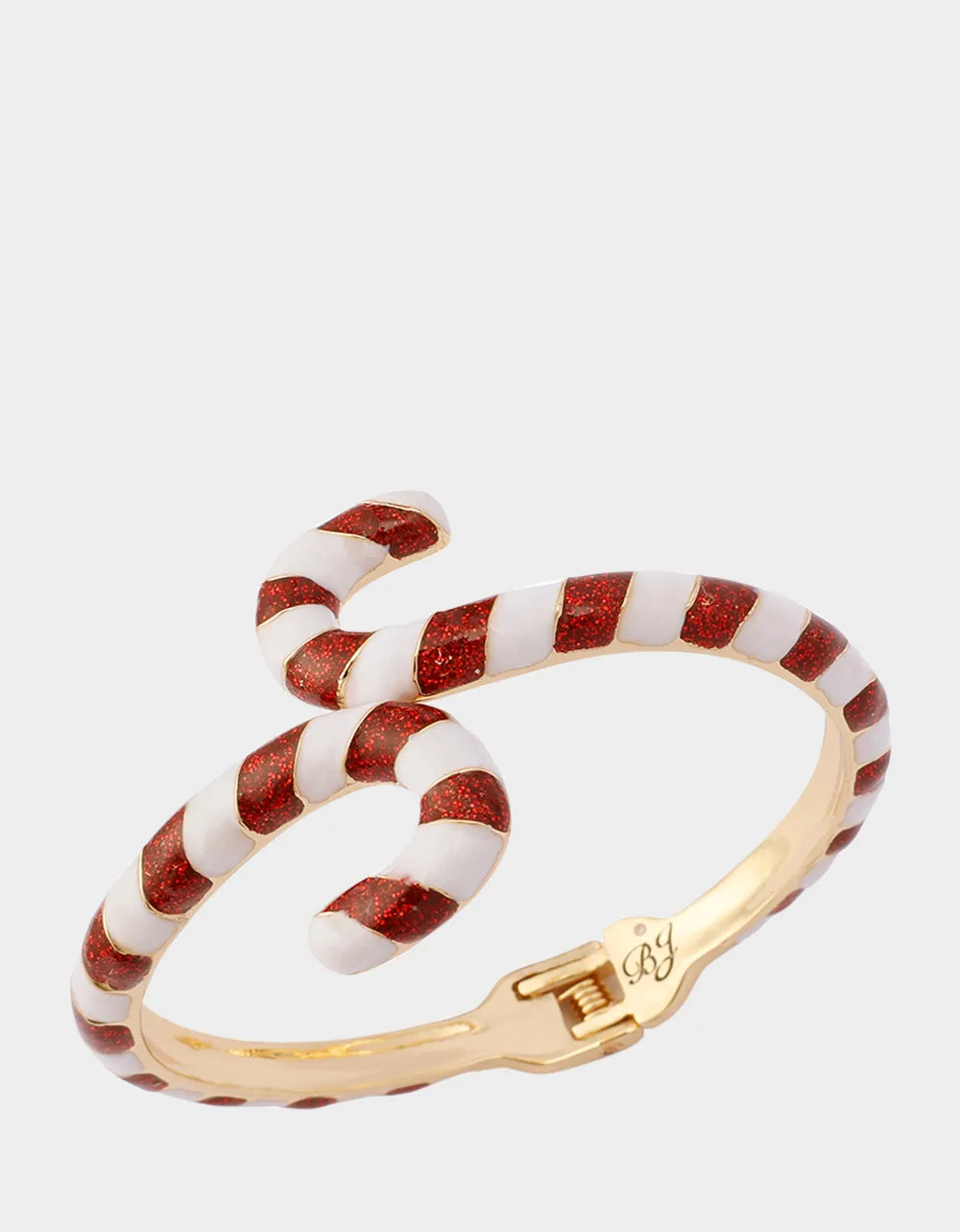 CANDY CANE HINGE BRACELET RED sold by Betsey Johnson product image thumbnail 2